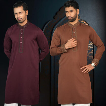 Deep Meroon + Coffee