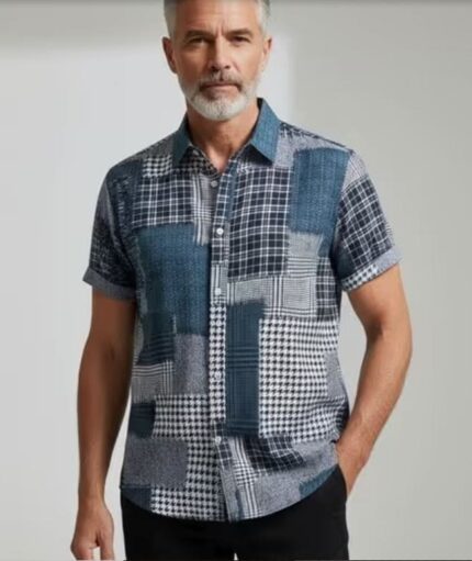 Blue & Grey Patchwork