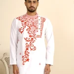 Premium China Fabric print Panjabi (MCP051)