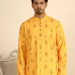 Premium China Fabric print Panjabi (MCP052)