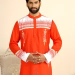 Premium China Fabric print Panjabi (MCP053)