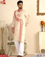 Premium China Fabric print Panjabi (MCP054) - Image 3