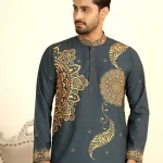 Premium China Fabric print Panjabi (MCP055)