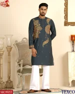 Premium China Fabric print Panjabi (MCP055) - Image 3