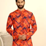 Premium China Fabric print Panjabi (MCP059)