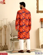 Premium China Fabric print Panjabi (MCP059) - Image 3