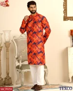 Premium China Fabric print Panjabi (MCP059) - Image 2