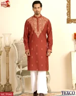 Premium China Fabric print Panjabi (MCP060) - Image 2