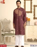 Premium China Fabric print Panjabi (MCP066) - Image 2