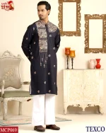 Premium China Fabric print Panjabi (MCP069) - Image 2