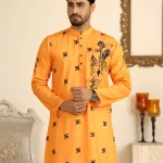 Premium China Fabric print Panjabi (MCP070)
