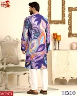 Premium China Fabric print Panjabi (MCP071) - Image 3