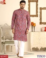 Premium China Fabric print Panjabi (MCP072) - Image 2