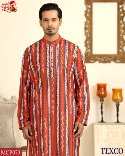 Premium China Fabric print Panjabi (MCP073)