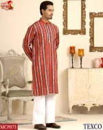 Premium China Fabric print Panjabi (MCP073) - Image 2