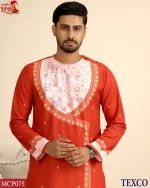 Premium China Fabric print Panjabi (MCP075)