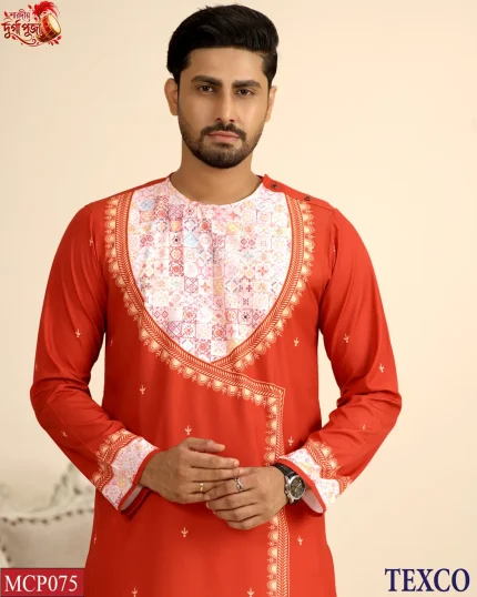 Premium China Fabric print Panjabi (MCP075)