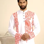 Premium China Fabric print Panjabi (MCP076)