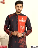 Premium China Fabric print Panjabi (MCP078)