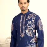 Premium China Fabric print Panjabi (MCP079)