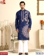 Premium China Fabric print Panjabi (MCP079) - Image 2